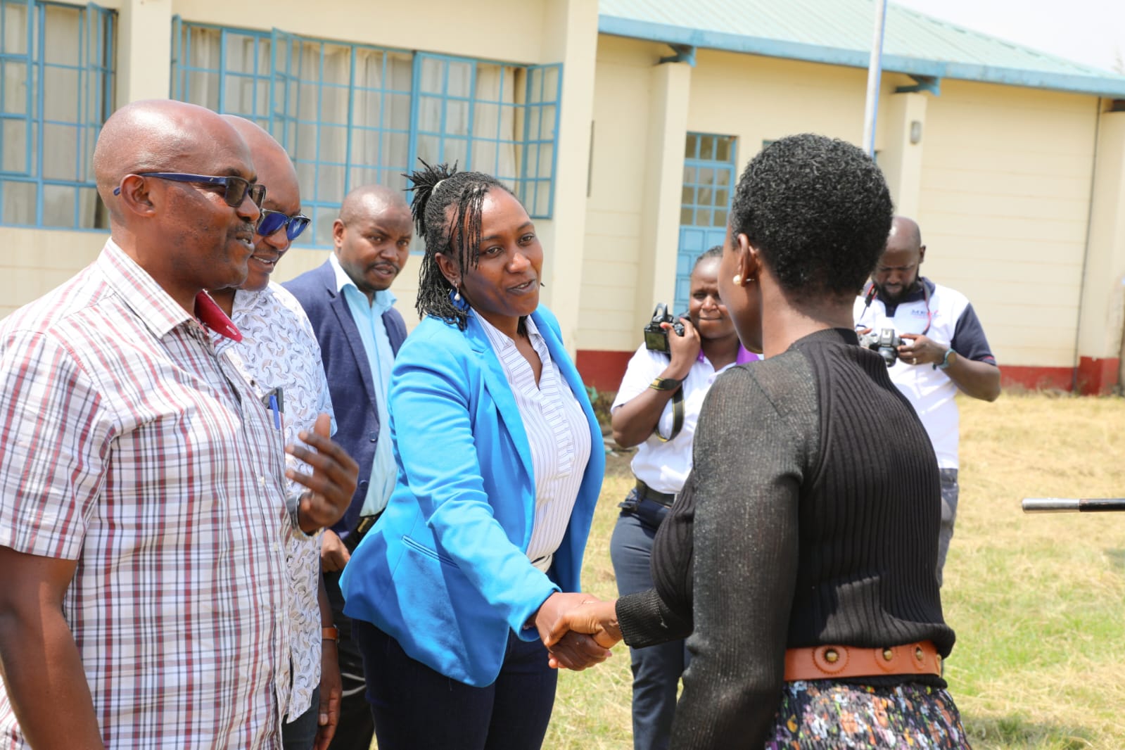 Ag CEO receiving PS Susan Mang'eni