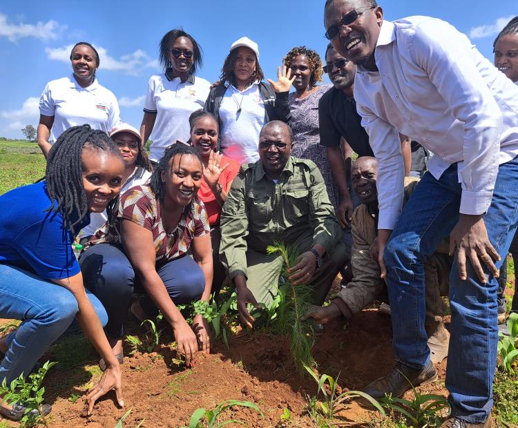 CS, Ag. CEO and Ministry Staff.